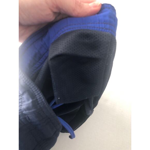 Nike Swim Trunks Shorts Size XL Mens Blue Drawstring Short Stripes Navy GUC - Picture 10 of 11